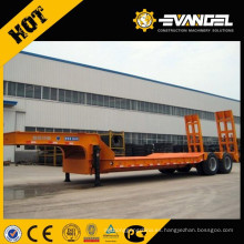 Heavy Duty low howo trailer / low bed semi trailer